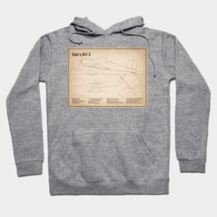 Van’s RV-3 - Airplane Blueprint - SD Hoodie